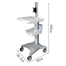 Carrello Medico, l'Infermiera Ospedaliera Arrotonda Il Carrello per Infusione, Il Supporto per Strumenti Dentali, Il Carrello per Il Trattamento del Dispositivo di Rotolamento Multifunzionale