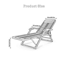 JFFFFWI Sedia a Sdraio Set di mobili da Giardino Sedia a Sdraio, Sedia a Sdraio da Giardino Sedie da Giardino da Campeggio Pieghevole Sedia a Sdraio Zero Gravity Reclinabile Sedia a Sdraio reclinabi