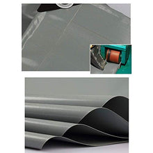 MHBGX Tela Cerata Resistente Impermeabile All'Aperto, Pioia 550G / M² Della Protezione Solare Antipioia Della Tela Dell'Olio Di Oxford Del Tessuto Del Pvc,un,2.8X4.8 M