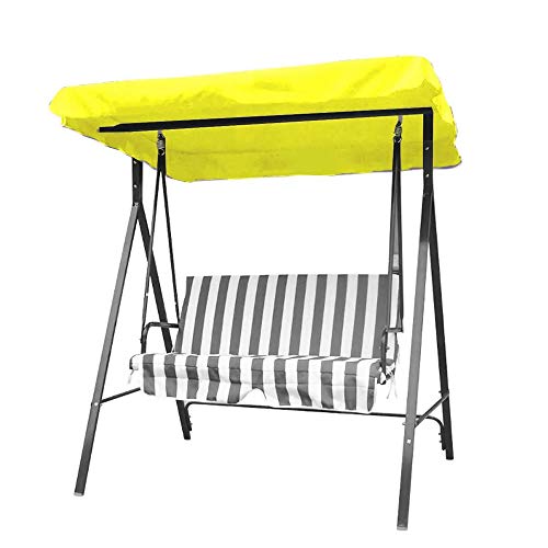 Tetto del Dondolo da Giardino Outdoor 3 posti Protezione solare antipolvere impermeabile di copertura da giardino Altalena da sostituzione rivestimento in tessuto di ricambio per Dondolo / Amaca da Gi
