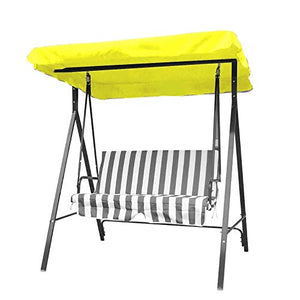 Tetto del Dondolo da Giardino Outdoor 3 posti Protezione solare antipolvere impermeabile di copertura da giardino Altalena da sostituzione rivestimento in tessuto di ricambio per Dondolo / Amaca da Gi