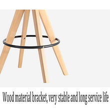 Sgabello da bar LF alla moda, creativo, per la casa, con schienale alto, girevole, ideale per la colazione, ristorante e la semplicità (colore: bianco, dimensioni: 65 cm)