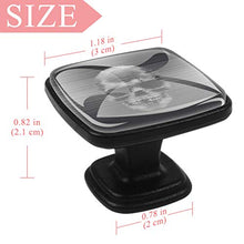 Teschio di Halloween 4 PCS Pomelli per Porta, Pomolo per Mobile, Pomelli per Mobili con Viti, Maniglia per Armadietto, Pomelli per Porta, Pomelli per Cassetti per Porta, Armadio, Cassetto e Credenza