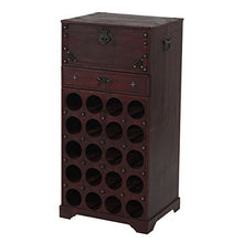 Portabottiglie per vini Calvados in legno stile coloniale ~ T109 20 bottiglie
