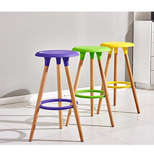 WDX- Bar Stool Bar Stool Moda Creativa Bar Chair Casa Schienale Alto Seggiovia Bar Stool Rotante ad Alta Sgabello Sgabello Colazione Ristorante Ascensore Sgabello Confortevole (Color : Green)