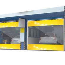 LSXIAO Trasparente Tenda di Tela, PVC Impermeabile Pannello della Porta, Resistente agli Agenti Atmosferici Compreso Il Gancio con Gommini Antiruggine per Garage, Pergola, Portico, Gazebo