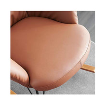 HQQ Sedia a Dondolo per Uso Domestico Importato in Microfibra in Microfibra Resistente all'Usura e AntiGraffio Soggiorno Balcone Pigro Lay lionge Sedia 114x72x105cm