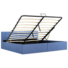 SKM Giroletto Idraulico con Contenitore Blu in Tessuto 180x200 cm