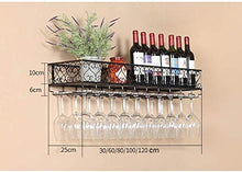 YZ-YUAN Armadi per Vino Armadi per Vino Multifunzione in Ferro Portabottiglie da Parete Bar Salotti Hotel Ristoranti Decorazione Scaffale (Dimensioni: 30 * 25 cm)