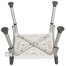 Maniglioni da Bagno Bagno Doccia Aluminium Chair Sgabello con corrimano Regolabile in Altezza Antiscivolo Sedia da Doccia Anziani/disabili Accessori da Bagno
