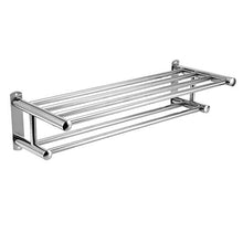 Raguso U201 Porta Asciugamani in Acciaio Inox Mensola Bagno Mensola portaoggetti Supporto a Parete per Asciugamani da Bagno Accappatoi Abbigliamento