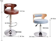 WZX Sgabello da Bar Sgabello Girevole Sedia Girevole Divano Sedia da Bar Sedia elevabile Sedia da Bar Sedia da Bar Moderna Sedia Alta Minimalista Sedia in Legno massello