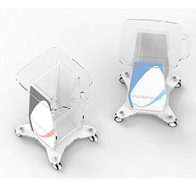 Carrello per Attrezzature di Bellezza in Acrilico A Tre Strati, Rack Integrato per Attrezzature Mediche con Freno, Carrello A Bolle Piccolo per Clinica per Salone di Bellezza