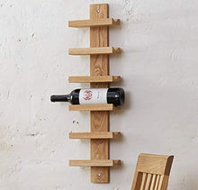 LXD Portabici per Vino, Muro in Legno Massello Week Wine Rack Shelf Shelf