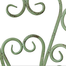 outdoor product Retro panchina in Ferro battuto, Sedia a Sdraio in Metallo per terrazza Balcone da Giardino, Panca Decorativa da Esterno con Schienale e braccioli, Adatto per ingressi e corridoi