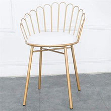 YS Sedia Moderna in Ferro con Schienale per Casa/Ufficio, Sgabello da Bancone da Cucina Ergonomico per la Colazione,Bianca,65 cm