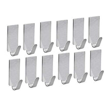 TENDYCOCO Ganci Appendiabiti da Parete Ganci Adesivi in ??Acciaio Inox per Appendere Pesanti 12 Pezzi