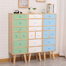 QiHaoHeji Cassettiera con Cassetti Stile Casual di Legno del Lato del Letto di Archiviazione Mobile con Cassetti Armadio di Stoccaggio unità Camera da Letto (Color : White, Size : One Size)