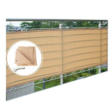 JIANFEI Balcone Frangivista Telo Privacy, Casa Crittografia Ispessita Copertura Protettiva Resistente alle Intemperie Punch Crema Solare, 56 Dimensioni Personalizzabile (Color : Beige, Size : 0.7x6m)