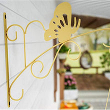 kdjsic Farfalla in Stile Nordico Appeso a Parete Supporto per Vaso di Fiori Staffa per Piante Appendiabiti per Balcone Decorazione da Giardino