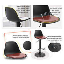 Poltrone Nubao Rotazione di 360 Gradi sgabelli da Bar con Il poggiapiedi, Regolabile Swivel Bar Sgabelli Colazione Bar Sgabello da Cucina, poggiapiedi (Colore: Rosso) (Color : Red*2)