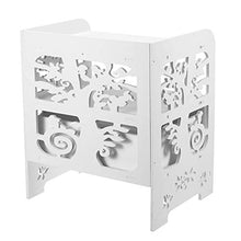 Comodino per camera da letto, comodino, comodino, comodino, comodino e cassetto, bianco per soggiorno, comodino, ufficio o salotto