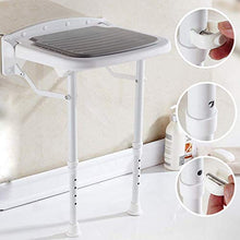 AGWa Bagno Sgabelli pieghevole Doccia Sedia, fissato al muro Bagno Vasca da bagno di sicurezza delle feci della sede, Corridoio Modifica delle scarpe sgabello con gambe di sostegno regolabili, carico