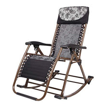 AI LI WEI SHUAIIJUAN Sedia per Il Tempo Libero Domestico Giardino Rocking Chairs Sdraio reclinabile all'aperto Relaxer Sedie Pieghevoli Prato Sala for Beach Patio Camping Pool Side Max.200kg