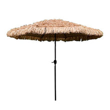 LCYXM Ombrellone da Esterno 2.7M, Ombrellone in Paglia Artificiale, Ombrellone da Spiaggia alle Hawaii, Ombrellone da Esterno, con Disegno A Manovella, Utilizzato per Balcone/terrazza/Spiaggia -se