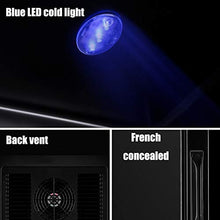VIY Umidificatore per Sigari, Humidor, 12-23 °C, Display Digitale, 50 W, 38 Db, Illuminazione a LED, 25 L, Touch, 150 Sigari, Ripiani in Legno di Cedro, Nero