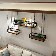 XHCP Organizzare portabottiglie per Vino da Appendere in Cucina, portabottiglie per Vino in Legno massello di Ferro Americano, mensola per Fiori Decorativi creativi, per Cucina/Bar /