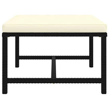 Tidyard Set 7 pz Divani Modulari Angolari da Giardino in Polyrattan Nero con Penisola e Cuscini,Set Divani da Esterno in Rattan,Divano Angoalre ad Angolo,Divano Modulare,Divano con Penisola