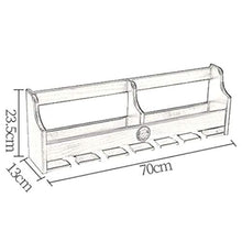 Scaffale per Vino in Legno a Parete Scaffale per Vino Rustico Espositore per Sei Bottiglie Portabottiglie da Sei Tazze Appeso Cucina Bar Decor
