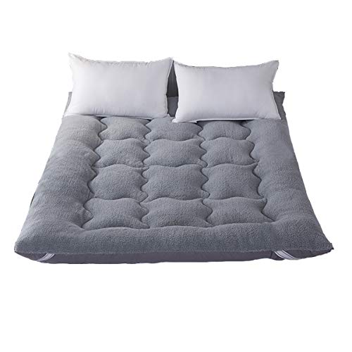 FDesign 8cm Addensare Mantieni Caldo Materasso, Tatami Materasso futon Pieghevole portabile Materasso Tradizionale Giapponese futon Confortevole, Student Dormitory,Gray,120 * 200cm