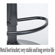 WDX- Bar Stool Bar Stool Moda Creativa Bar Chair Casa Schienale Alto Seggiovia Bar Stool Rotante ad Alta Sgabello Sgabello Colazione Ristorante Ascensore Sgabello Confortevole (Color : Black-a)