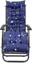 Goodquan Cuscino per sedia a sdraio in morbido cotone per esterni, schienale alto, comodo cuscino per schienale, antiscivolo, lavabile, facile da pulire (Meteor, 48 x 155 cm)