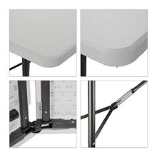 Relaxdays Set Chiosco Tavolo Panche ribaltabili, 3 Pezzi Arredo Giardino, Monocolore, Bianco, H x L x P: 74 x 180 x 74, 5 cm