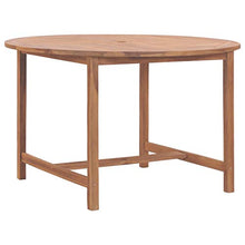 E E-NICES Tavolo da Giardino 120x76 cm in Legno Massello di Teak