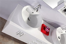 Simba Srl Mobile Bagno White Lion arredo Bagno arredobagno 150 cm Bianco Laccato Mobile + lavandini + specchi + 2 miscelatori Completo Moderno Il Piu Venduto