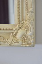 MirrorOutlet 0,6 m x 1 FT8 61 cm x 51 cm bianco antico shabby chic specchio da parete con cornice