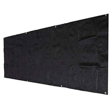 YIFANDU Copertura per Balcone 0.95x8m Impermeabile Balcone Frangivista con Occhielli e Cordoncino per Balcone Giardino Protezione della, Color Crema