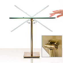 specchio trucco,specchio trucco,Specchio da tavolo in bronzo in stile nordico, specchio rotante in bronzo a 360 gradi