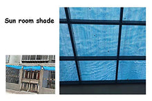 Paralume per Piante da Giardino, 80% Sunblock Paralume per Tende Blu, Paratoia A Blocchi UV con Rilegatura Nera E Anelli di Tenuta (Dimensioni : 4X5m)