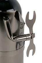 BRUBAKER Portabottiglie per Vino - Idraulico - Decorazione in Metallo - Portabottiglie con Biglietto d'Auguri - Regalo del Vino
