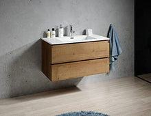 Badplaats B.V. Mobili da Bagno Angela 80cm Rovere - Armadio mobiletto lavabo Mobili Armadietto