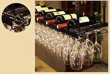 DJSMjbj Wine Rack Wine Glass Wine Rack Rack attaccatura a Living Room Bar Decoration Facile da installare Ripiani Decke (Size : 120 * 30cm)