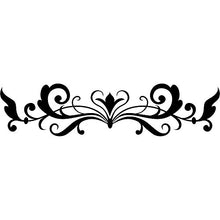 T-MK446 - Adesivi per testiera del letto, 33 x 140 cm, colore: Nero