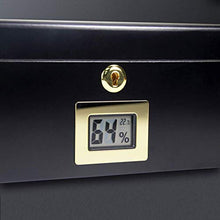 YUTRD ZCJUX Legno Cigar Box Desktop Humidor - Cigar Box Desktop Cedar Humidor Trasparente Glass Window buona Tenuta