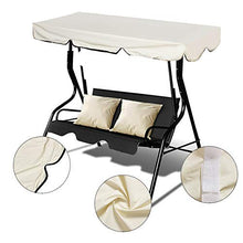 XBXB Dondolo Coperti da Giardino Impermeabile Ai Raggi UV Blocking Parasole Garden Swing Sedia, for Cortile Sedie Gazebo della Tenda Hammock Parasole Sail