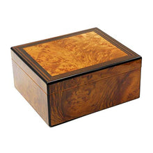 WRJY Humidor per sigari Scatola per sigari - Fodera in Legno di Cedro può posare 30-50 sigari Temperatura e umidità Costanti con umidificatore e igrometro da Viaggio umidificatore per s